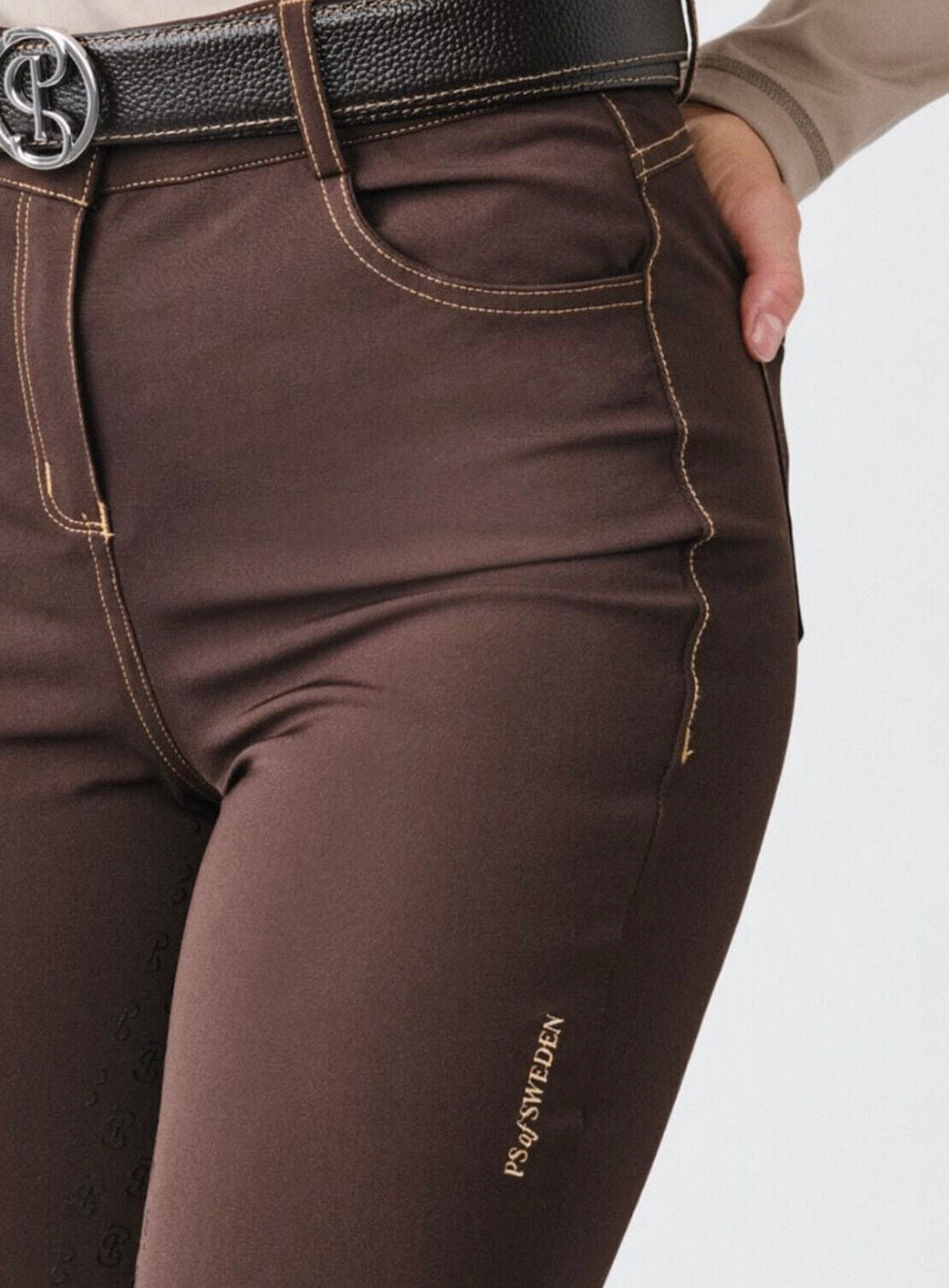 PS OF SWEDEN KHLOE BREECHES, COFFEE, UK 8  EU 36 (40001-847-036) (S2)