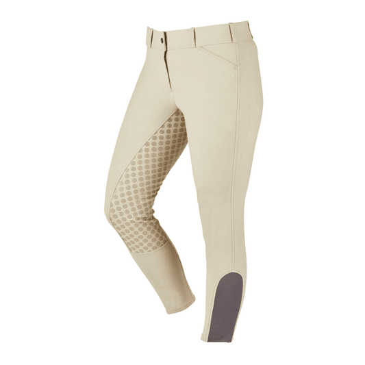DUBLIN Elite Gel Womens Full Seat Breeches - Sand,24'' UK 6 EU 32 (594240) (S1)