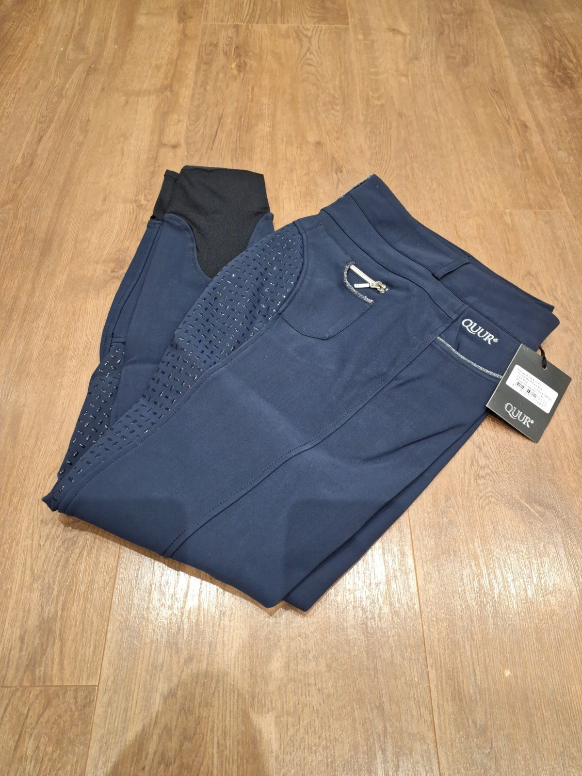 Rijbroek Quur Nicci Full Grip Riding Breeches Dark Blue , EU 40 UK 12 (477) (S9)0