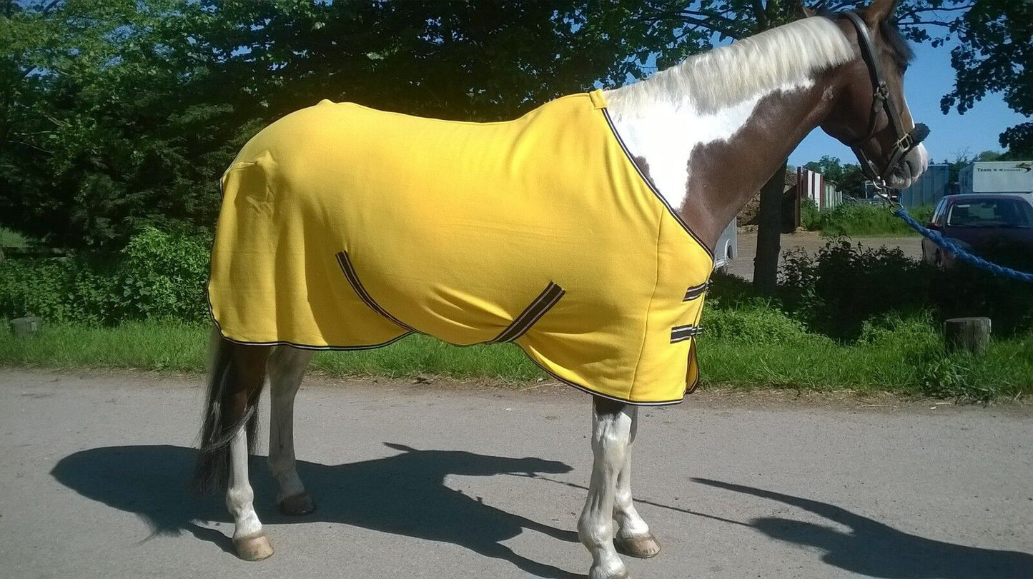 NEW HORSE COB PONY SHOW TRAVEL FLEECE RUG 3'6-7'0" stable cooler choice of color