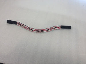 NUOVO Bling ! DESIGN dressage rosa cristallo colorato Briglie GRANDE REGALO NERO