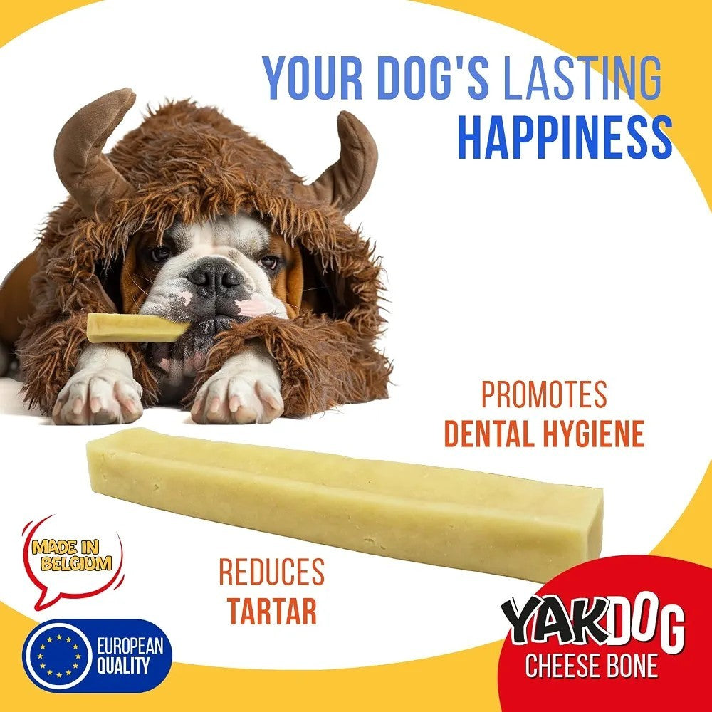 YAKDOG Cheese Sticks for Dogs Long Lasting Chew Treats 100% Natural XS (5)3