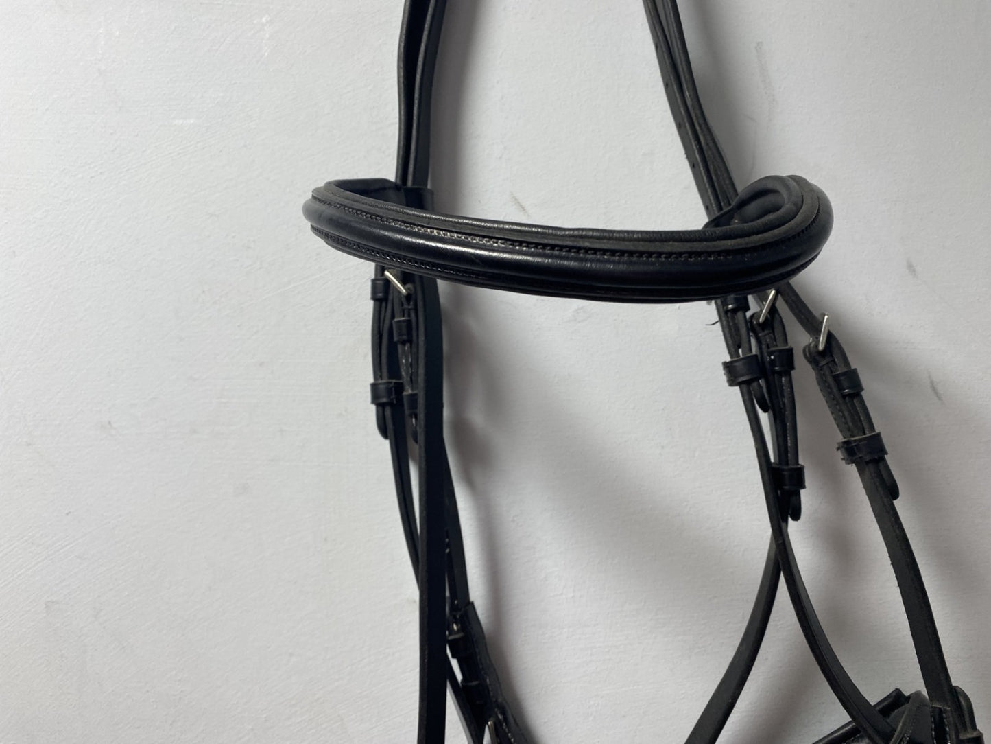 NEW C.Well English Leather BRIDLE SNAFFLE BRIDLE full Black (2000) B33