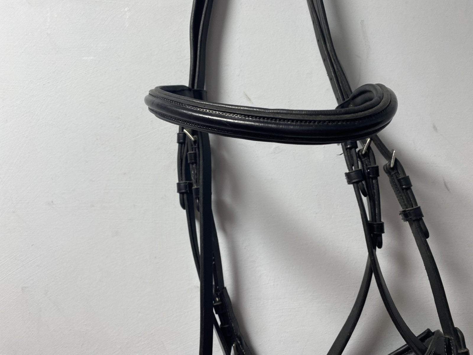 NEW C.Well English Leather BRIDLE SNAFFLE BRIDLE full Black (2000) B33