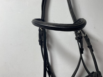 NEW C.Well English Leather BRIDLE SNAFFLE BRIDLE full Black (2000) B33
