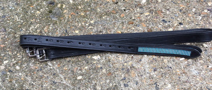 NEW Crystal Bling Stirrups Leathers Choice of Sizes & Colours