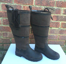 Load image into Gallery viewer, NEW PoleStar London Leather Riding Country Boots Footwear XX Wide Calf BROWN
