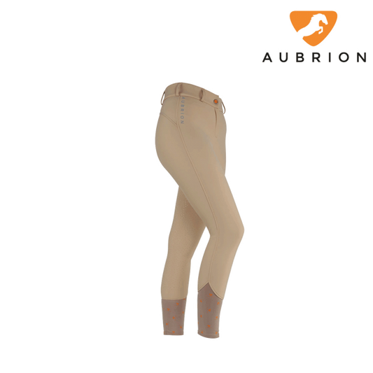 New  Aubrion Greydock Full Seat Winter Breeches Ladies Beige (8126)
