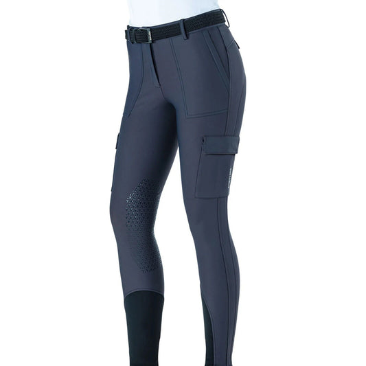 Cwell Equine Silicone Grip Horse Riding Leggings Tights Breeches With Large Phone Pocket Black Xl Uk Size 16 Waist 32 B08ksk2d6w 4
