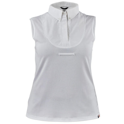 Aubrion Sleeveless Ladies Tie Competition Shirt - White