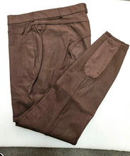 Load image into Gallery viewer, Cwell Equine Women&#39;s Full Seat Grip Silicone Riding Breeches  DARK BROWN Colour
