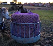 Load image into Gallery viewer, ROUND BALE HAYNET GREEDY FEED  6 FEET BALES  HAYLAGE JUMBO SLOW FEEDERS HAYNETS
