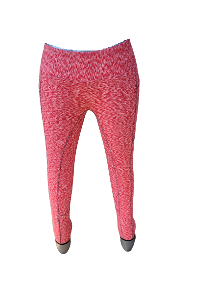 New Silicone Grip Horse Riding Leggings Tights Phone Pocket, RED PRINT