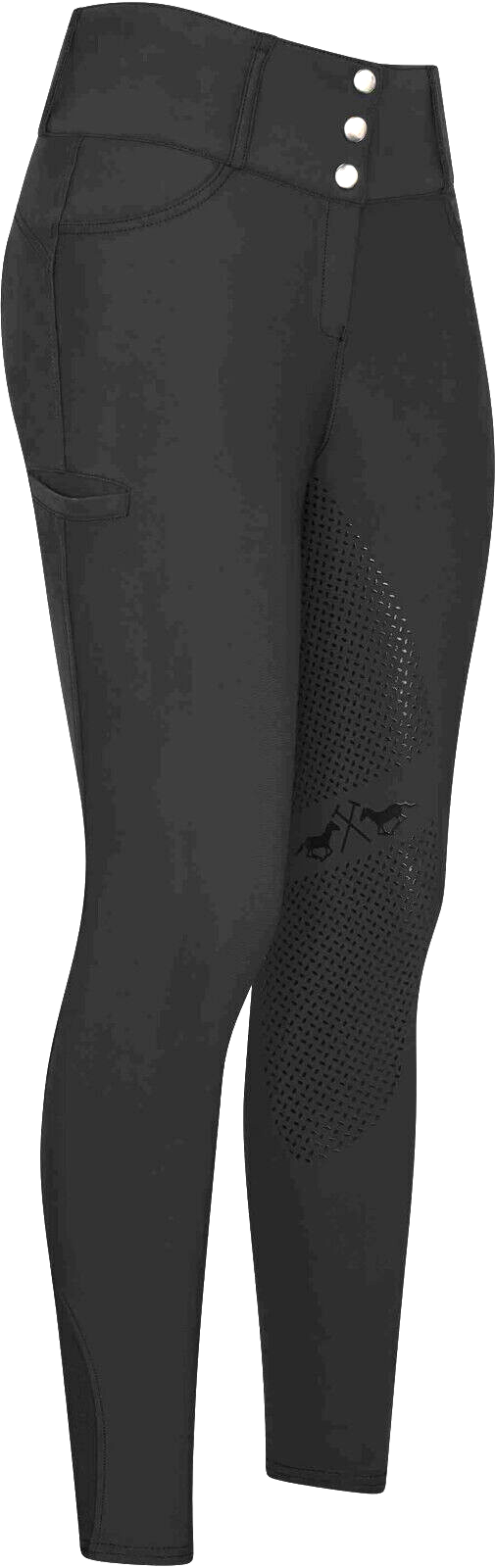 HV Polo FullGrip HVPElena Breeches, Black uk 30" EU 42 (SKU 0201093457)