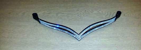 nuovo design ve argento cristallo Briglie PROMOZIONALI OFFERTA NERO SALDO (fls1)