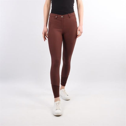 SALE QUUR QNoxx Full Grip Riding Breeches Dark Brown EU 34 UK 6 (128407) S74