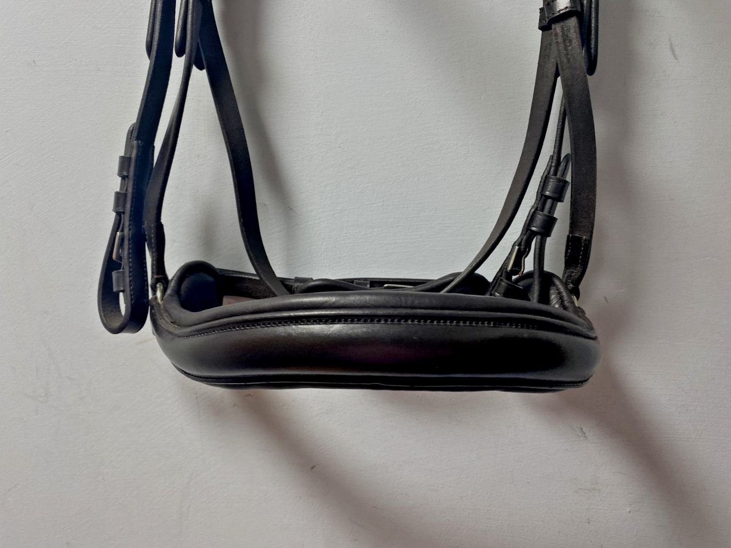 NEW English Leather BRIDLE Crystal SNAFFLE BRIDLE Dark Brown (2002) B44