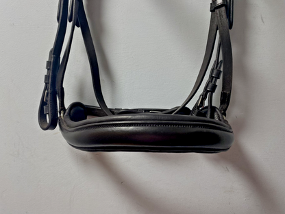 NEW English Leather BRIDLE Crystal SNAFFLE BRIDLE Dark Brown (2002) B44