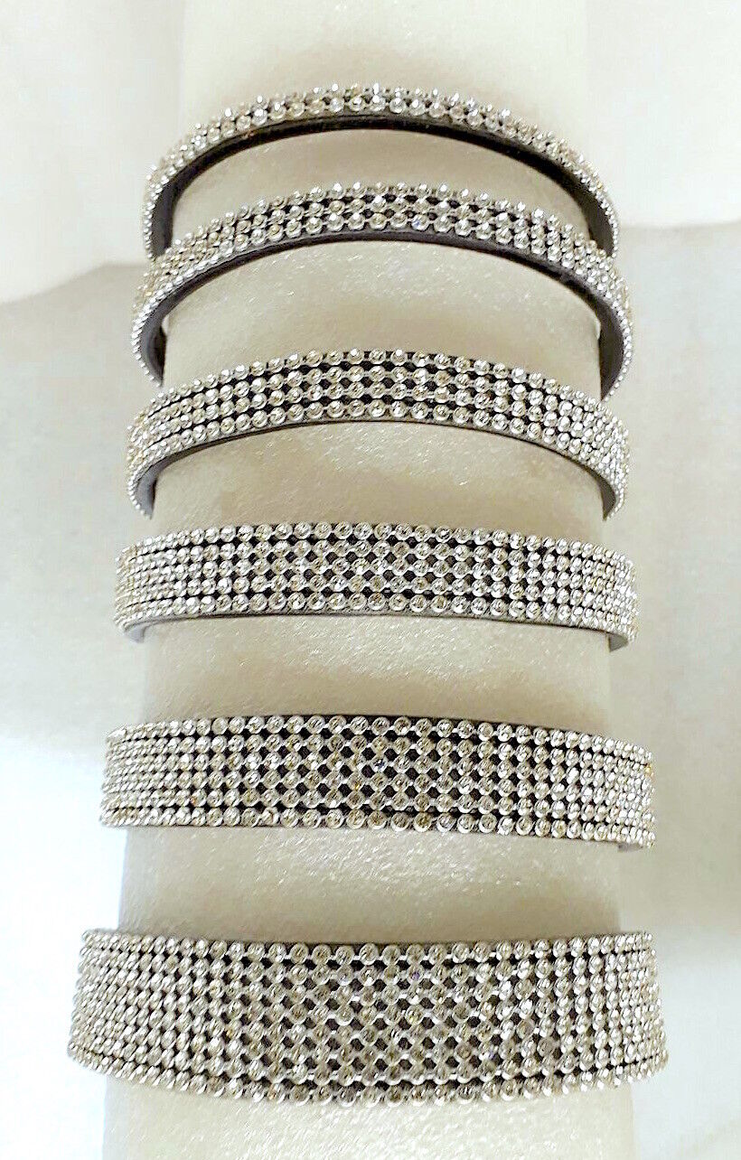 New Cwell Equine Bling! Clear Crystal Browband choice of Sizes Black/Brown sale