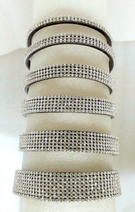 New Cwell Equine Bling! Clear Crystal Browband choice of Sizes Black/Brown sale