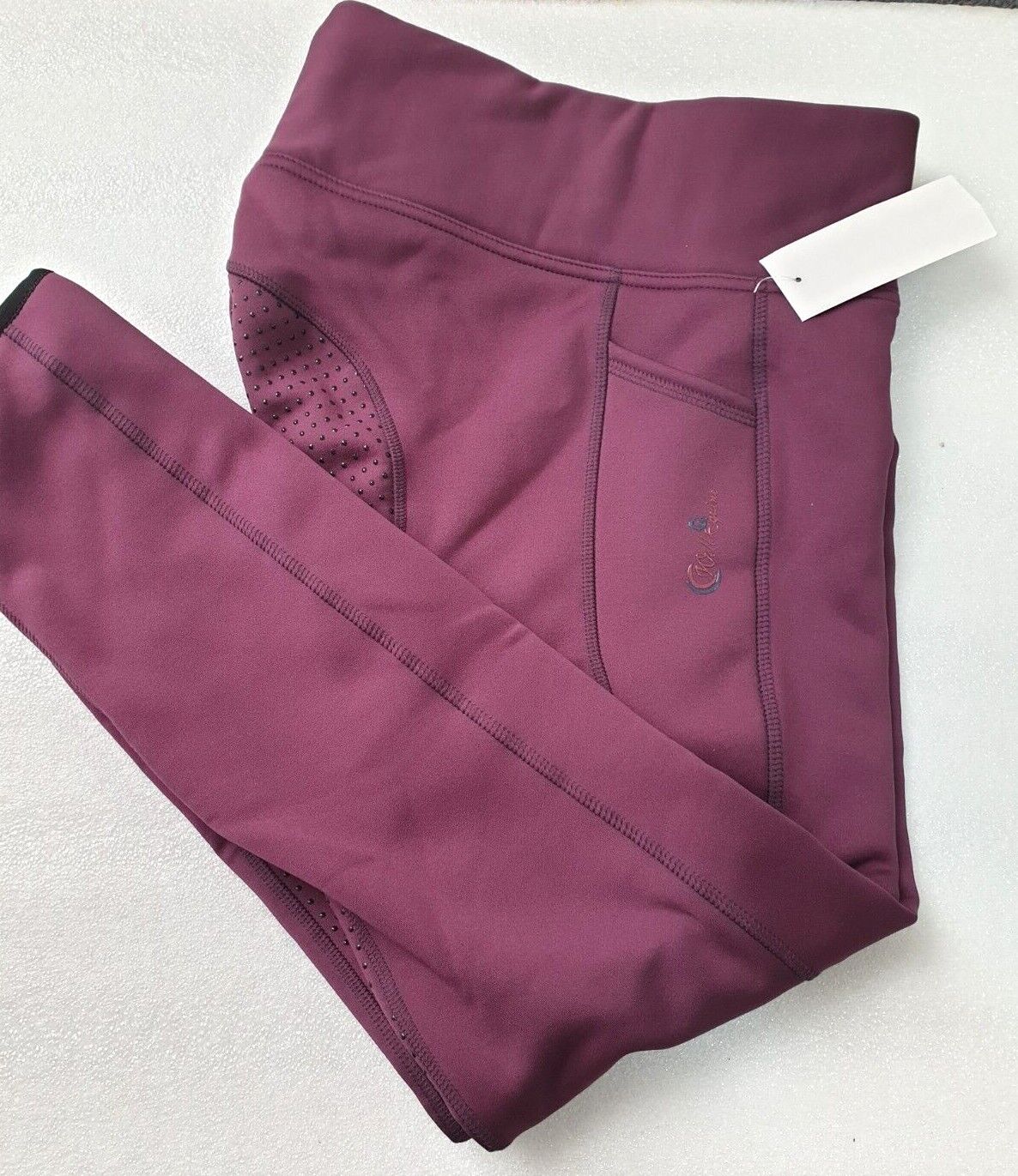 New Silicone Grip Horse Winter  Riding Leggings Tights  Phone Pocket