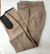 Load image into Gallery viewer, Cwell Equine Women&#39;s Full Seat Grip Silicone Riding Breeches BROWN Colour
