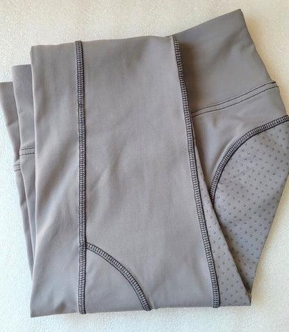 New Silicone Grip Horse Riding Leggings Tights + Phone Pocket STEEL GREY