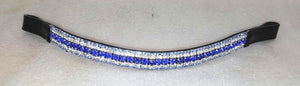 NOUVEAU bling-bling ! LOOK Designer U TRANSPARENT/Bleu/Turquoise Cristal bride