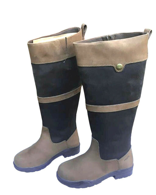 NEW PoleStar London Waterproof Leather Riding Boots Country Boots Sizes UK 5 - 8