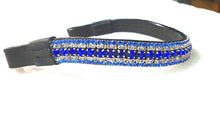 Load image into Gallery viewer, NOUVEAU bling-bling ! LOOK Designer U TRANSPARENT/Bleu/Turquoise Cristal bride
