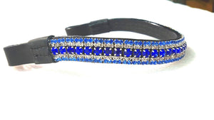NOUVEAU bling-bling ! LOOK Designer U TRANSPARENT/Bleu/Turquoise Cristal bride