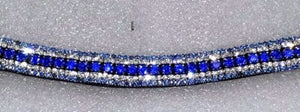 NOUVEAU bling-bling ! LOOK Designer U TRANSPARENT/Bleu/Turquoise Cristal bride