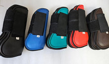Load image into Gallery viewer, Cwell Equine Horse Support Tendon Boots 1 Pair Secure Leg Protection Jumping Riding
