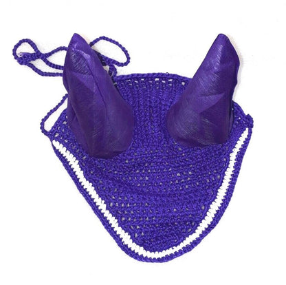HORSE FLY VEIL EAR BONNET/NET/MASK/HOOD BREATHABLE COTTON choice of colors SALE