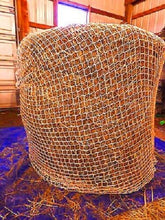 Load image into Gallery viewer, ROUND BALE HAYNET GREEDY FEED  6 FEET BALES  HAYLAGE JUMBO SLOW FEEDERS HAYNETS
