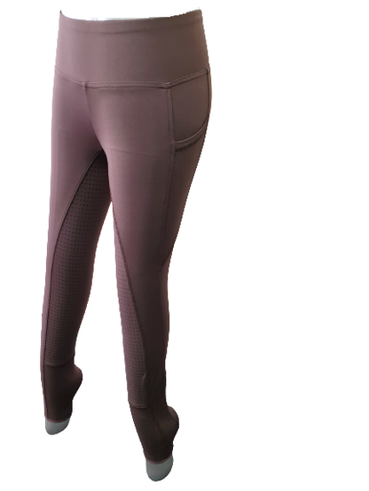 NEW Cwell Full Silicone Grip Horse Riding  Tights Breeches  Phone Pocket, Iron