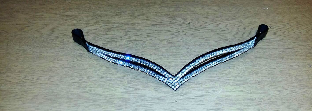 Nuevo Diseñador VE PLATA CINTA CRISTALES PROMOCIONAL OFERTA Negro a la venta (