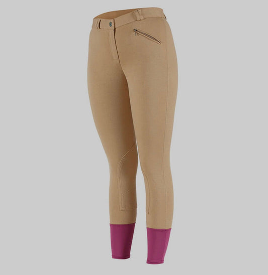 Shires Equestrian Wessex Knitted Breeches - Beige, size 28  (9198) (S1)