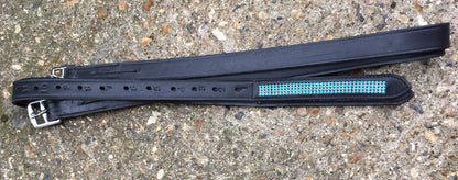 NEW Crystal Bling Stirrups Leathers Choice of Sizes & Colours