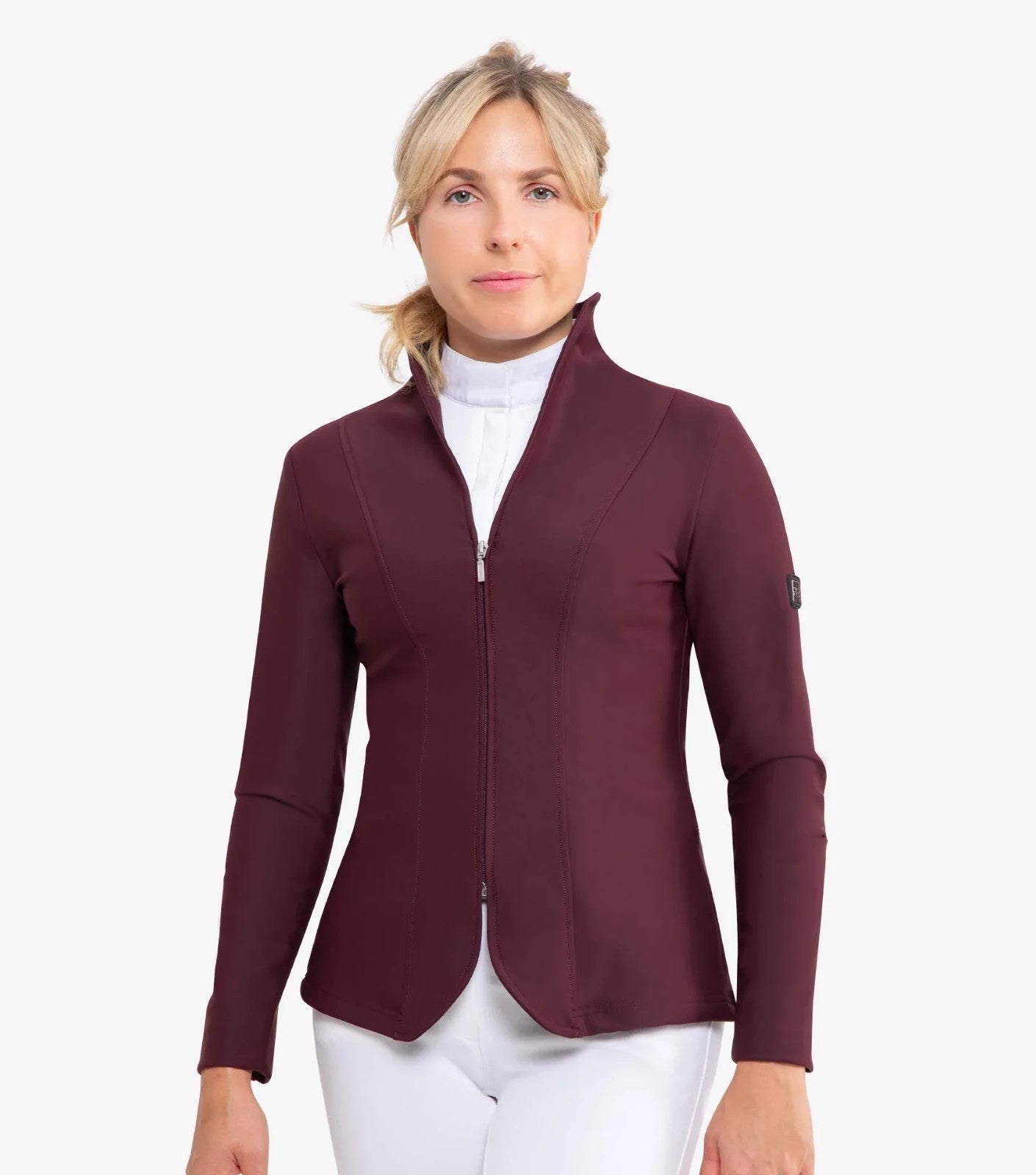 Premier Equine Finio Ladies Competition / Show Jacket in Plum  UK  12 (S11)1