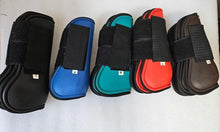 Load image into Gallery viewer, Cwell Equine Horse Support Tendon Boots 1 Pair Secure Leg Protection Jumping Riding
