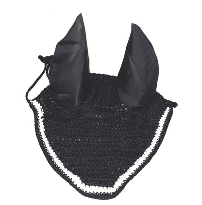 HORSE FLY VEIL EAR BONNET/NET/MASK/HOOD BREATHABLE COTTON choice of colors SALE