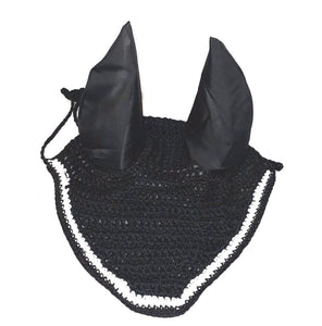 HORSE FLY VEIL EAR BONNET/NET/MASK/HOOD BREATHABLE COTTON choice of colors SALE