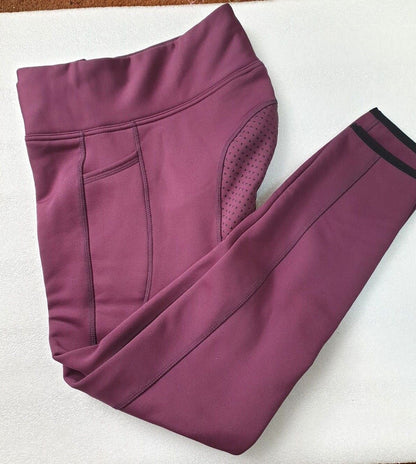 New Silicone Grip Horse Winter  Riding Leggings Tights  Phone Pocket