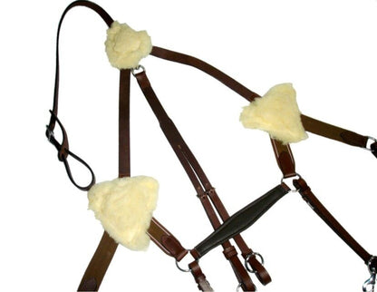 New 5 Point Breastplate + Martingale Black & Brown, X Full/Full/Cob/Pony On Sale
