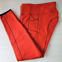 Load image into Gallery viewer, New Silicone Grip Horse Winter  Riding Leggings Tights  Phone Pocket
