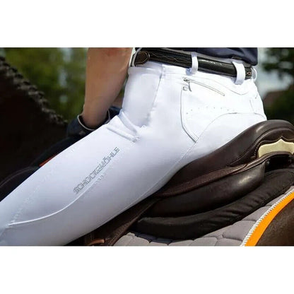 NEW Schockemohle ''Venus'' Ladies Knee Grip Breeches White (s)