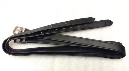 New Best Quality Cwell Equine Soft Stirrup Leather Black Choice of Size 46"-64"
