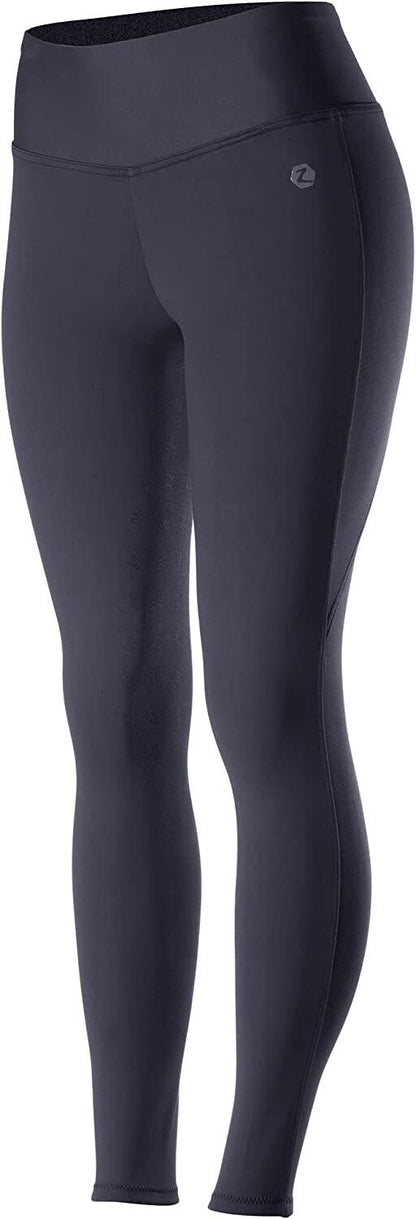 Horze Women's Juliet HyPer Flex Full Seat Tights - Black  (36028)