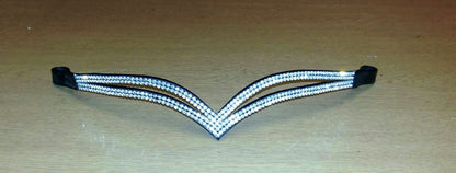 NEU DESIGNER VE Silber Kristall Stirnriemen Promotion Offer schwarz im Angebot (